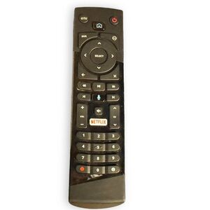 Black Media Streaming Remote Control with Netflix Button